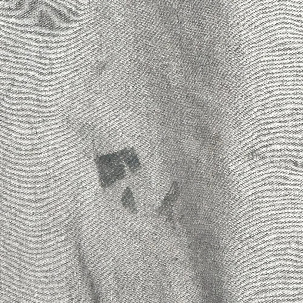 Dickies Gray Sleeveless Work Jumpsuit Heart Bear Flower Patches Irregular Medium - Picture 8 of 8